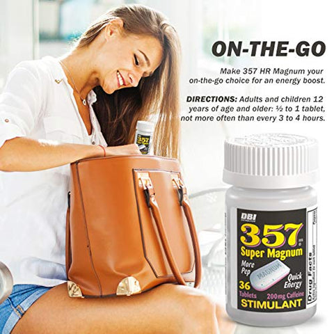 357 HR MAGNUM - Super Magnum Estimulante 200mg Cafeína – Embalagem 3 Unidades