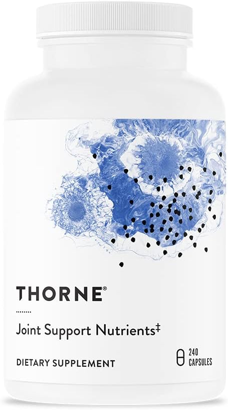 Nutrientes de Suporte Articular – Glucosamina e MSM com Curcumina, Bromelina e Boswellia para Suporte Articular – 240 Cápsulas - THORNE