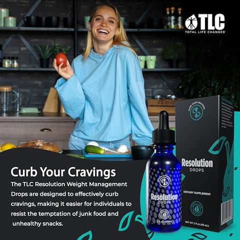 Total Life Changes - Gotas de Resolução – Controle de Desejos | 30ml | Marca em Destaque