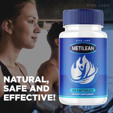 rize labs - Metilean: Suplemento Avançado para Perda de Peso – Fórmula Avançada para Eliminar Gordura Abdominal Persistente – Avaliações de Metilean Pastillas (60 Cápsulas)