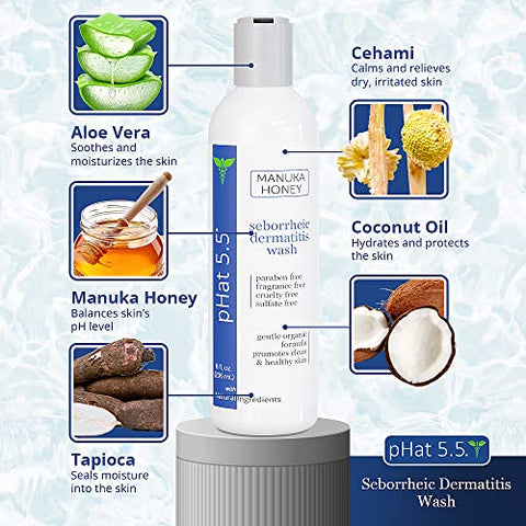 pHat 5.5 - Seborreia Tratamento Capilar 100ml | Combate a Caspa e Oleosidade  Seborrheic
