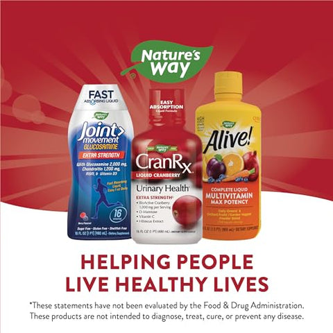 Nature's Way - Nature’s Way CranRx Extra Strength Cranberry 1,000 mg, D-Mannose Vit C Hibiscus – 473 ml