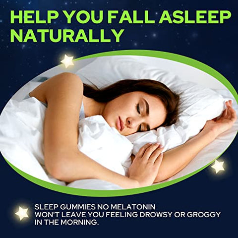 Gomas para Dormir sem Melatonina para Adultos – GABA, L-Triptofano, Magnésio, Ashwagandha – Relaxamento Profundo, Vegano, Sabor Limão Meyer, 2 Pacotes - NEVISS