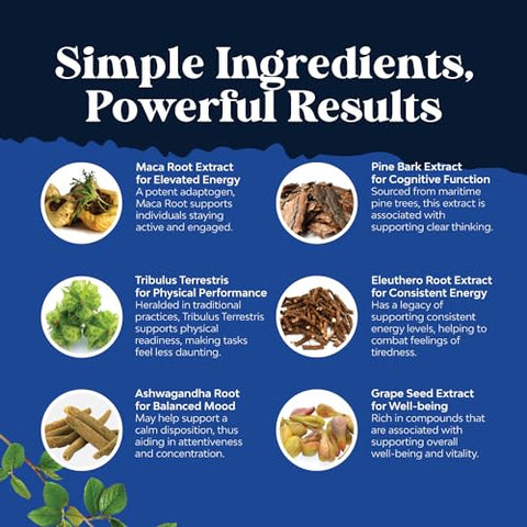 Natures Craft - Pacote de Erva Daninha do Bode Excitado para Aumento Masculino de Resistência – Potencialize sua performance!