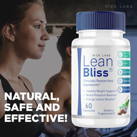rize labs - Lean Bliss – Pílulas para Emagrecimento, Fórmula Queima de Gordura, Cápsulas Avançadas de Metabolismo LeanBliss para Gerenciamento Natural de Peso
