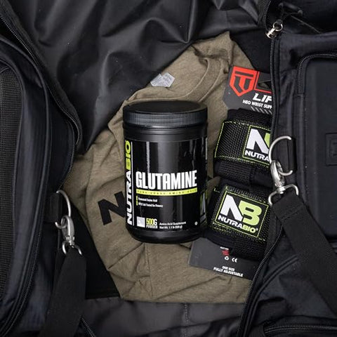 L-Glutamina em Pó Pura – Suplemento de Aminoácidos para Recuperação Muscular (1000g) - NutraBio