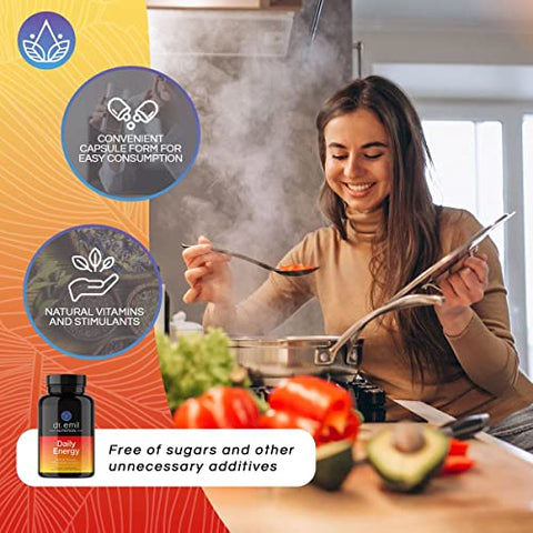 Suplemento Diário de Energia Sem Açúcar com 160mg de Cafeína por Porção – Estimulante Energético - DR. EMIL NUTRITION