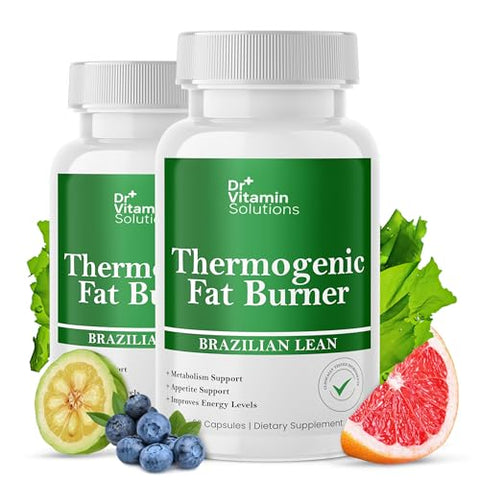 DR VITAMIN SOLUTIONS - Queimador de Gordura Termogênico, Limpeza de 15 Dias, Eliminação de Água, Perda de Peso para Mulheres – Marca do Produto
