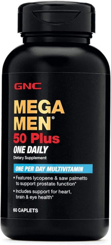 Mega Men 50 Plus One Daily – Suplemento para Homens Acima de 50 anos, 60 cápsulas - GNC