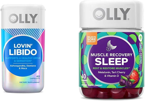 Lovin’ Libido Cápsulas para Mulheres, Aumente o Desejo, Maca – 60 Cápsulas - OLLY