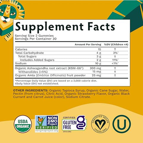 TRIBE ORGANICS - Ashwagandha KSM-66 Gummies para Crianças – Fortaleça sua Marca com Saúde e Vitalidade
