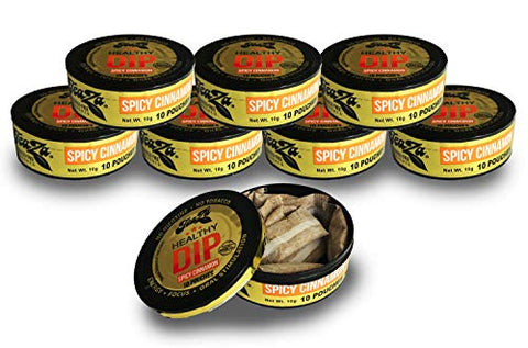 TeaZa - Chá Energético Herbal TeaZA Sabor Canela Picante, Sem Nicotina, Sem Tabaco, Pouches de Chá Verde Energizante (8 Unidades)