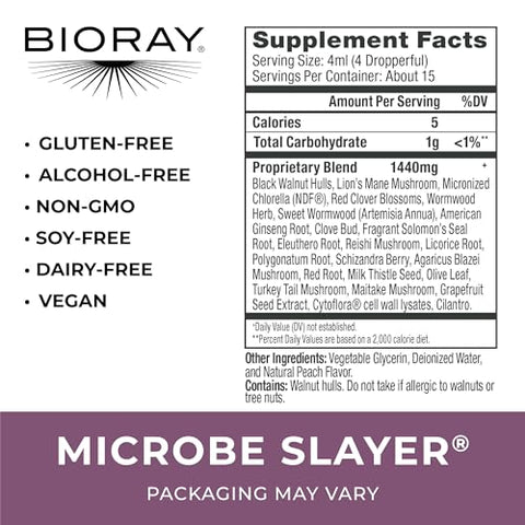 Daily Microbe Slayer – 60 ml – Equilíbrio Promovido dos Microorganismos Intestinais - BIORAY