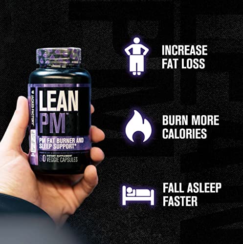 Lean PM – Queimador de Gordura Noturno e Auxílio ao Sono – 60 Cápsulas - Jacked Factory