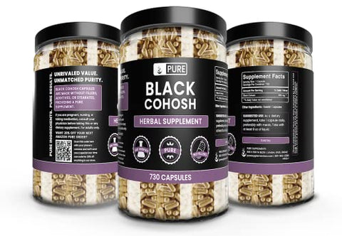 PURE ORIGINAL INGREDIENTS - Ingredientes Puros Originais Black Cohosh (730 Cápsulas) Sem Enchimentos de Magnésio ou Arroz, Sempre Puro, Verificado em Laboratório – Compre Agora!