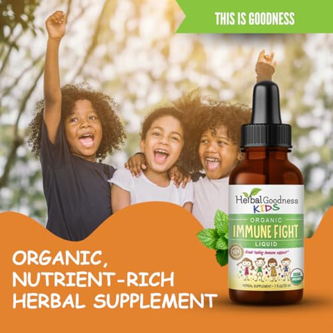 Herbal Papaya - Kids Immune Support 30ml with Ashwagandha and Turmeric Herbal Supplements – Natural Kids Immune Booster Drops for Wellness – Non-GMO – Made in Brazil