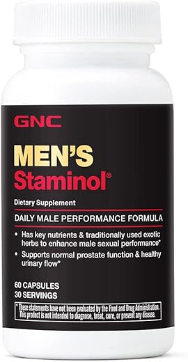 Staminol Diário Fórmula Masculina de Desempenho – 60 Cápsulas (30 Porções) - GNC