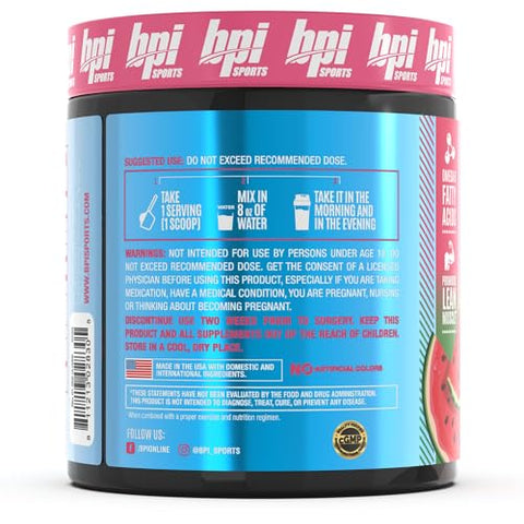 CLA Carnitine – Fórmula de Perda de Peso com Ácido Linoleico Conjugado – Metabolismo, Desempenho, Massa Muscular Magra – Livre de Cafeína – Para Homens – BPI Sports - BPI Sports
