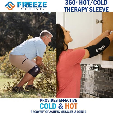 Ice: Manga de Gelo para Recuperação Muscular – Alívio Instantâneo – 100% Seguro e Eficiente – 500ml - FreezeSleeve