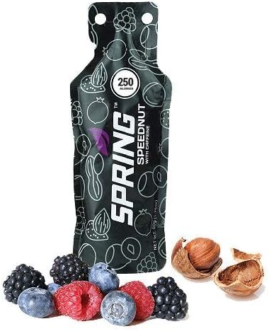 UNKNOWN - Spring Energy – Speednut com Cafeína (50 mg) Vegano 235kcal – 20 Unidades – Nutrição Esportiva