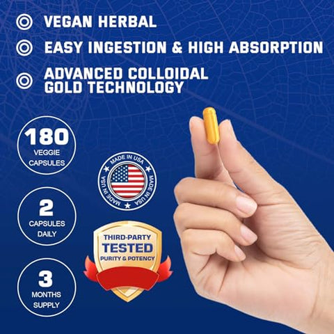 Maxxi Clean - Berberine 1500MG – Suplemento de Alta Potência com Berberina HCL e Citrus Bergamota – Suporte Metabólico, Digestivo e Imunológico – Vegano, Orgânico, Não-OGM, 180 cápsulas