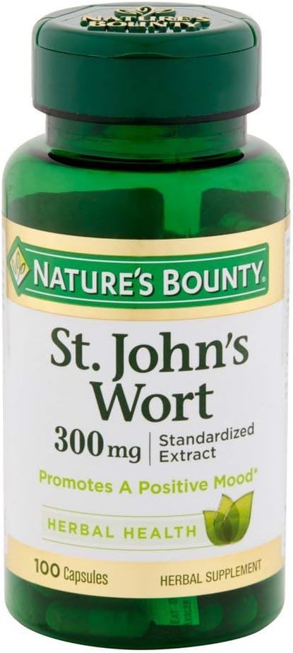 Nature's Bounty - Nature’s Bounty Cápsulas de Hipérico 300 mg – Embalagem com 7 (100 unidades cada)