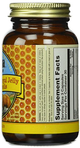 Cápsulas de Pólen de Abelha, Geléia Real e Própolis Honey Gardens, 90 Unidades – 100% Natural e Nutritivo