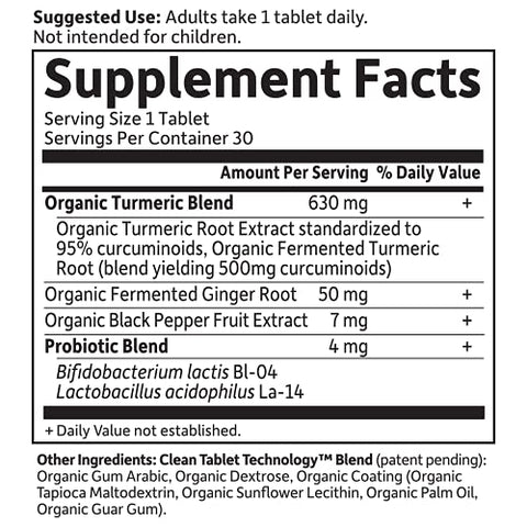 Organics – Cúrcuma Máxima para Articulações – Fortalecimento Máximo – 60 cápsulas - Garden of Life