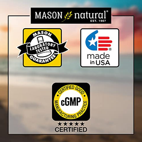 Ferro de Liberação Lenta, Sem Sabor, 60 Comprimidos, Pacote com 3 – Marca MASON NATURAL - MASON NATURAL