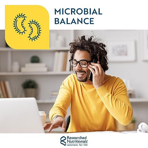 Crypto-Plus – Microbiano Alvo para uma Saúde Melhor – 60 cápsulas - Researched Nutritionals