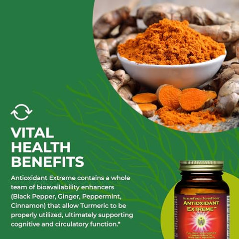 HEALTHFORCE SUPERFOODS - HealthForce SuperFoods Antioxidant Extreme – 60 Cápsulas Veganas – Potente Antioxidante Natural