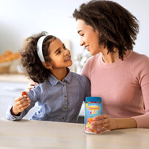 Kidz: Gomas Saborosas com Vitamina C, Vitaminas B e D para Reforço Imunológico – Frutas Divertidas – 44 Unidades - Emergen-C