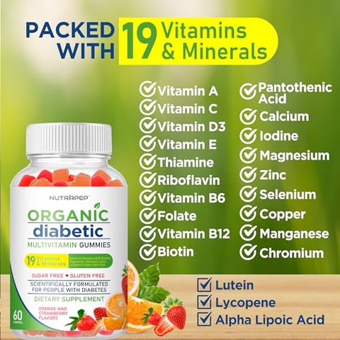 NutraPep - Gomas mastigáveis premium de multivitaminas para mulheres – Marca: Primeiro