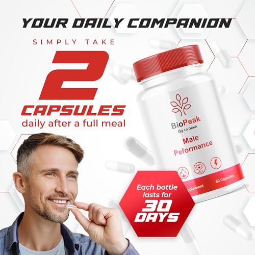 LIVORKA - (5 Pacotes) Cápsulas BioPeak, Fórmula Avançada de Suporte BioPeak (300 Cápsulas)
