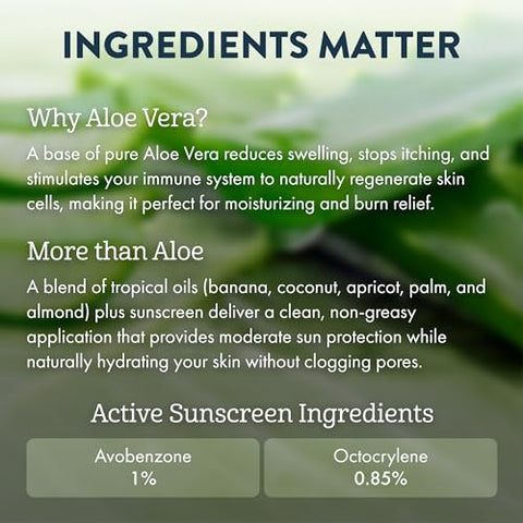 ALOE UP - Aloe Up Óleo Bronzeador SPF 4 – Spray Contínuo para Corpo e Rosto – Proteção Solar – Aloe Vera Pura e Óleos Naturais – Secagem Transparente – Amigo dos Recifes – Frescor