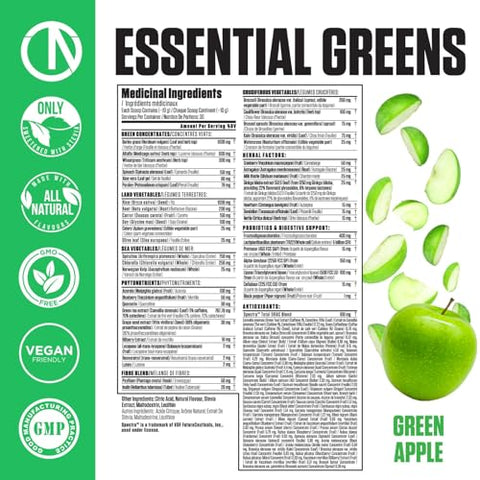 TC Nutrition - Pó de Verdes Essenciais | Otimizar Saúde | Spectra, Matcha Orgânico, Spirulina, Capim de Trigo, Mais | Probióticos