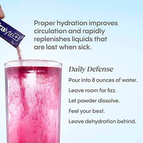 Electrolytes Plus Immunity – Pó de Reidratação Rápida com Baixo Teor de Açúcar, Vitamina C de 1.000mg e 300mg de Sabugueiro - Hydralyte