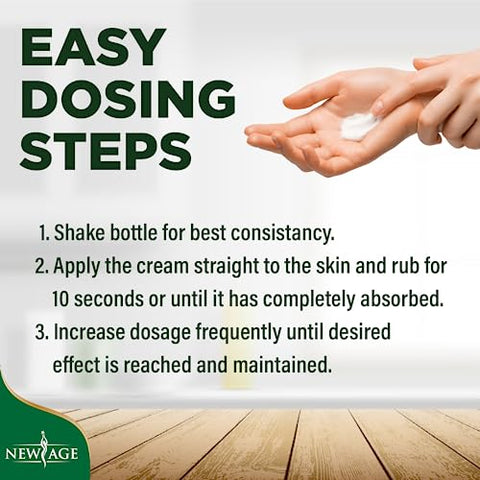 NEW AGE - Creme de Hemp New Age Ajuda a Aliviar Desconforto nos Joelhos, Articulações e Lombar – Extrato Natural de Hemp – Fabricado nos EUA – Creme de Hemp 120ml (Pacote com 2)