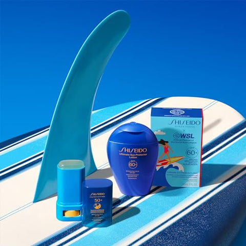 Protetor Solar Shiseido World Surf League Ultimate Sun – 150 mL – FPS 60 – Rosto