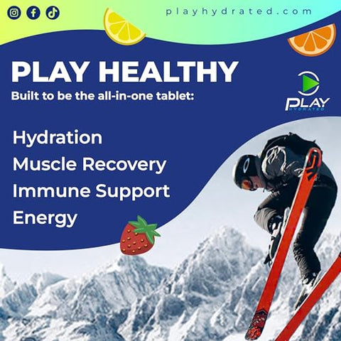 Play Hydrated - Tabletes de Eletrólitos Naturais – Marca do Produto – 100g