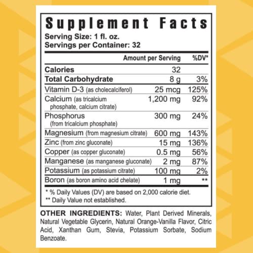 Cal Toddy™ – Cálcio (Citrato, Fosfato) Magnésio 1.200mg/600mg – com Vitaminas D-3, Zinco, Cobre, Potássio, Boro e 70 Cofatores Minerais Traços – Suporta a Saúde Óssea - Youngevity