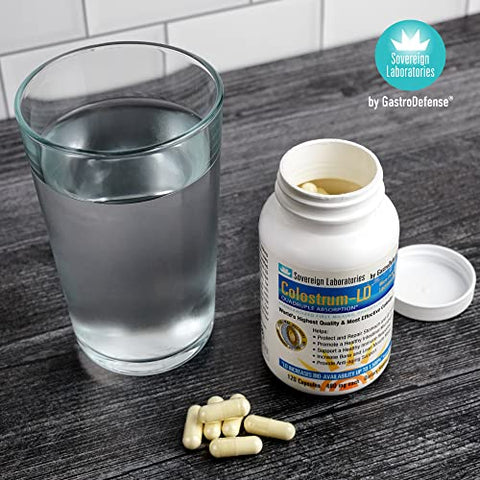 Cápsulas de Colostro – 240 Cápsulas – Entrega Lipossomal - Colostrum-LD