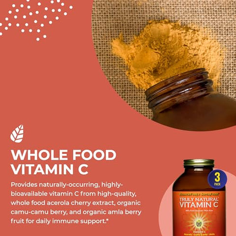 HEALTHFORCE SUPERFOODS - HealthForce SuperFoods – Vitamina C Natural com Camu Camu – Suporte Imunológico – Vegano, Não-OGM – 400g, 67 Porções