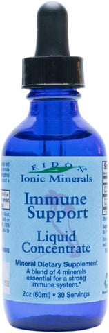Eidon Ionic Minerals - Eidon Concentrado Líquido de Suporte Imunológico – Gotas Minerais Impulsionadoras do Sistema Imunológico com Zinco, Selênio, Enxofre