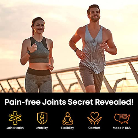 Wellmatics - Cápsulas de Glucosamina Condroitina MSM – Suplemento para Suporte Articular – Fabricado nos EUA – HSA