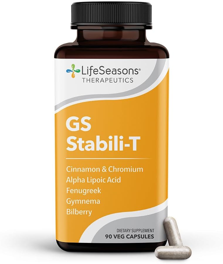 GS Stabili-T: Suporte para Açúcar no Sangue – Circulação Saudável – 60 cápsulas - LifeSeasons