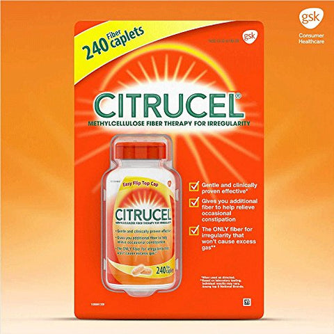 CITRUCEL - Citrucel Fiber Therapy – 240 Cápsulas de Fibra para uma Digestão Saudável
