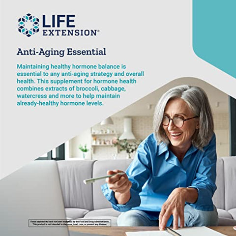 Extrato de Vegetais Crucíferos Triplo Ação, 60 Cápsulas Vegetarianas – Mantém a Saúde do DNA - Life Extension