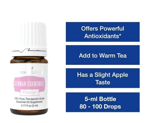 Óleo Essencial de Camomila Alemã Vitality 5 ml | Antioxidante - Young Living