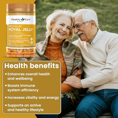 Royal Jelly 1000 – 365 Cápsulas – Suplementos da Austrália – Cuidados Saudáveis - Healthy Care
